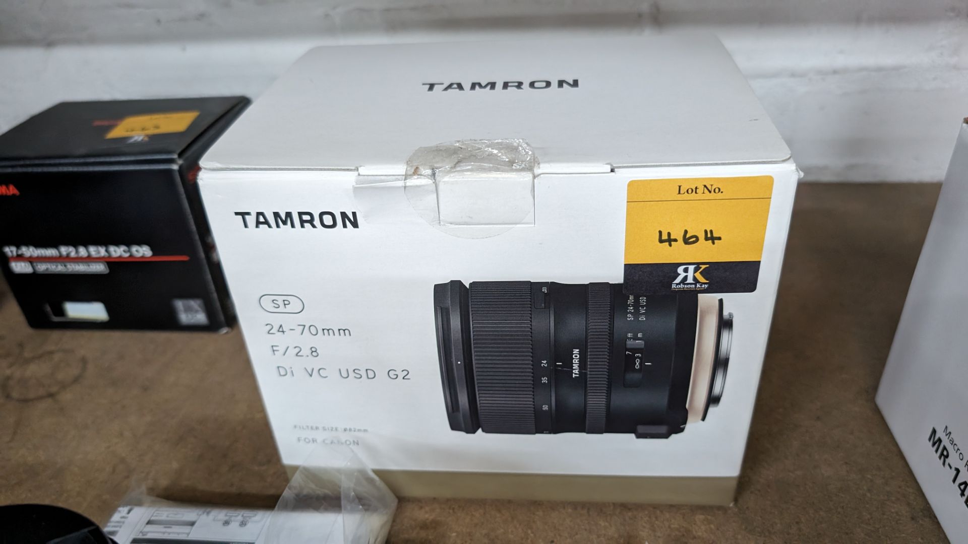 Tamron SP 24-70mm f/2.8 Di VC USD G2 lens, including soft carry case and attachment - Image 6 of 10