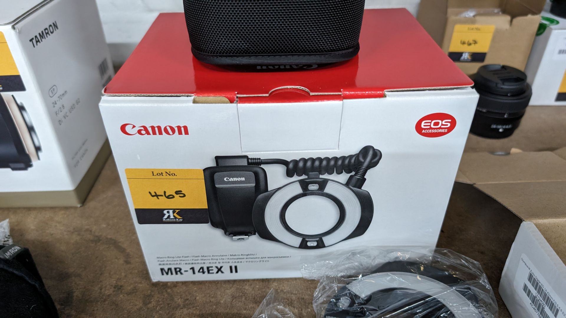 Canon MR-14EX II macro ring light flash. Includes soft carry case - Image 5 of 7