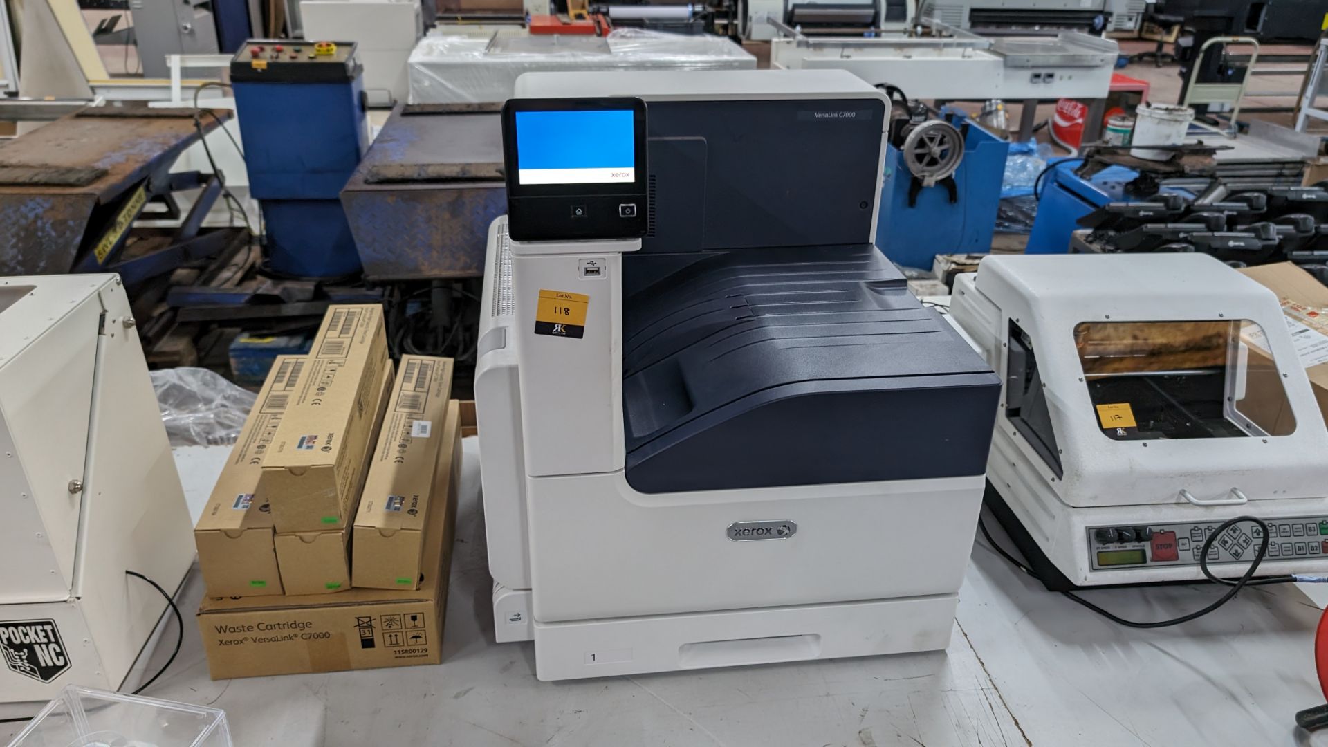 Xerox Versalink model C7000 printer plus quantity of consumables - Image 2 of 16