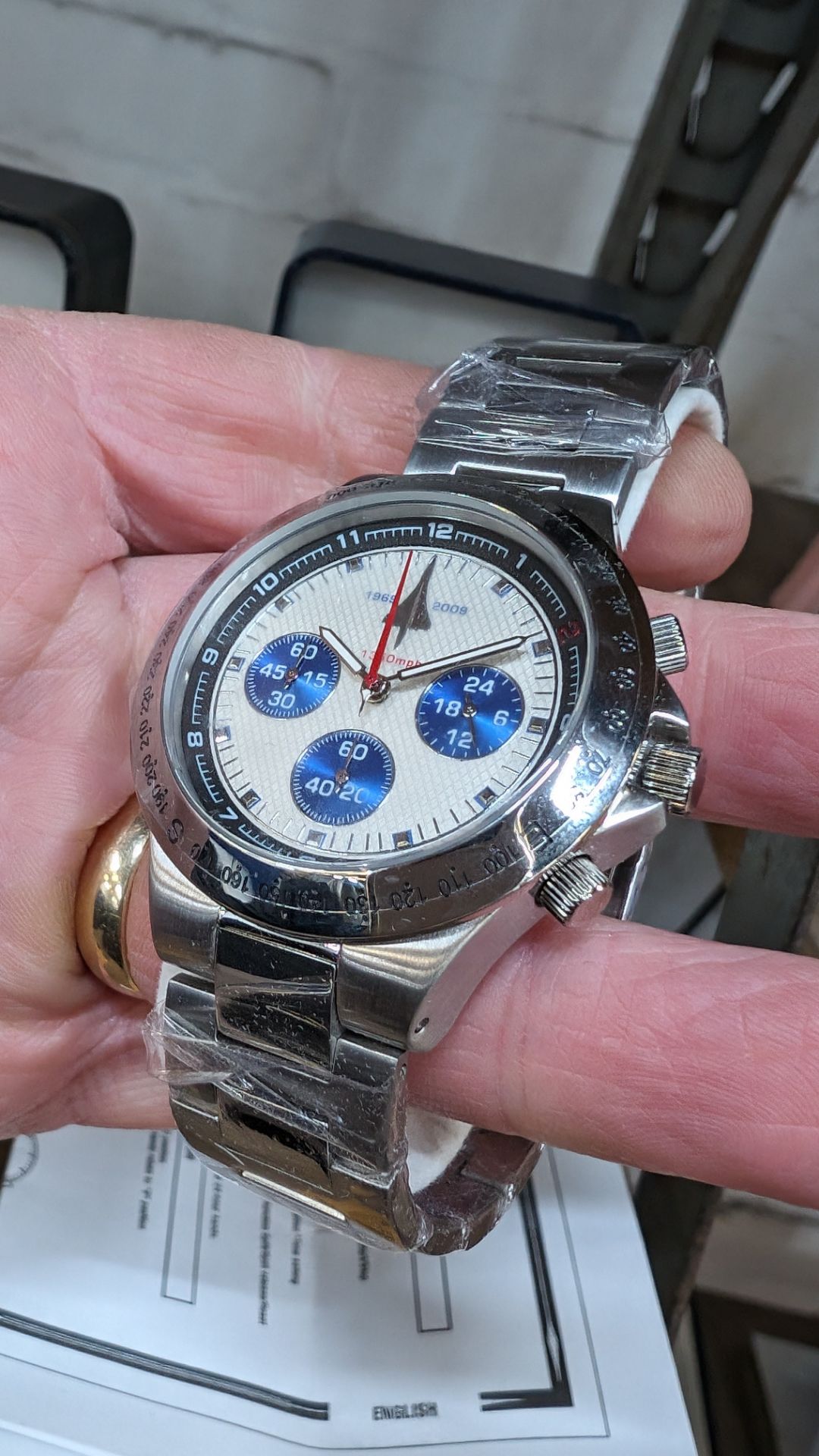 40th anniversary supersonic flight chronograph watch - Bild 6 aus 11