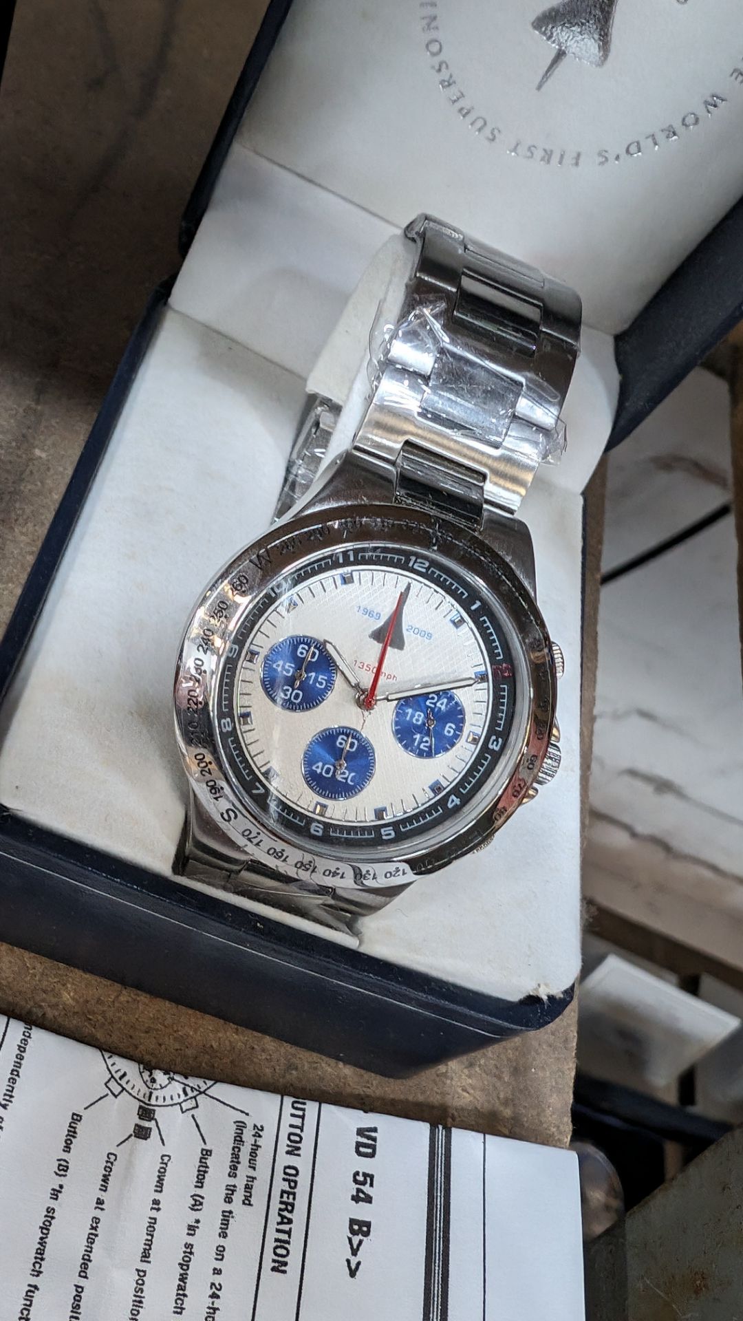 40th anniversary supersonic flight chronograph watch - Image 4 of 11
