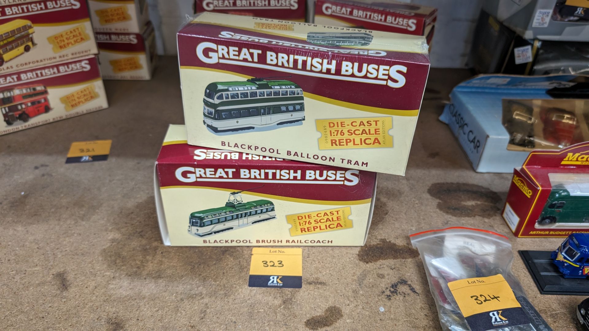 2 off Great British Buses die-cast tram replicas, 1:76 scale - Image 2 of 6