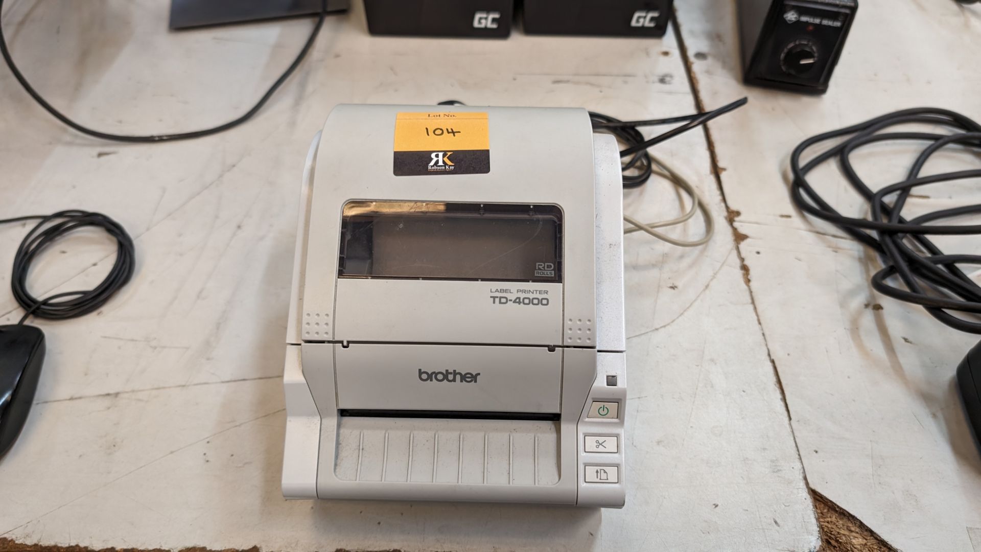 Brother label printer model TD-4000 - Image 8 of 8