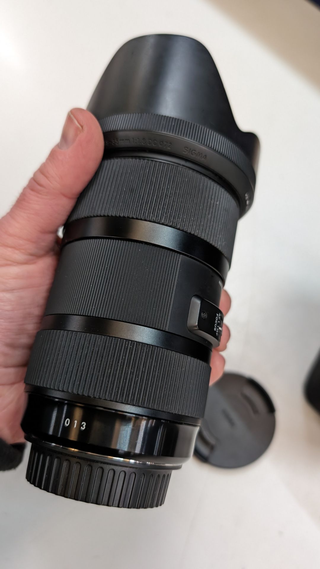 Sigma 18-35mm 1:1.8 DC lens with K & F concept nano-X series light pollution filter & dedicated Sigm - Bild 11 aus 25
