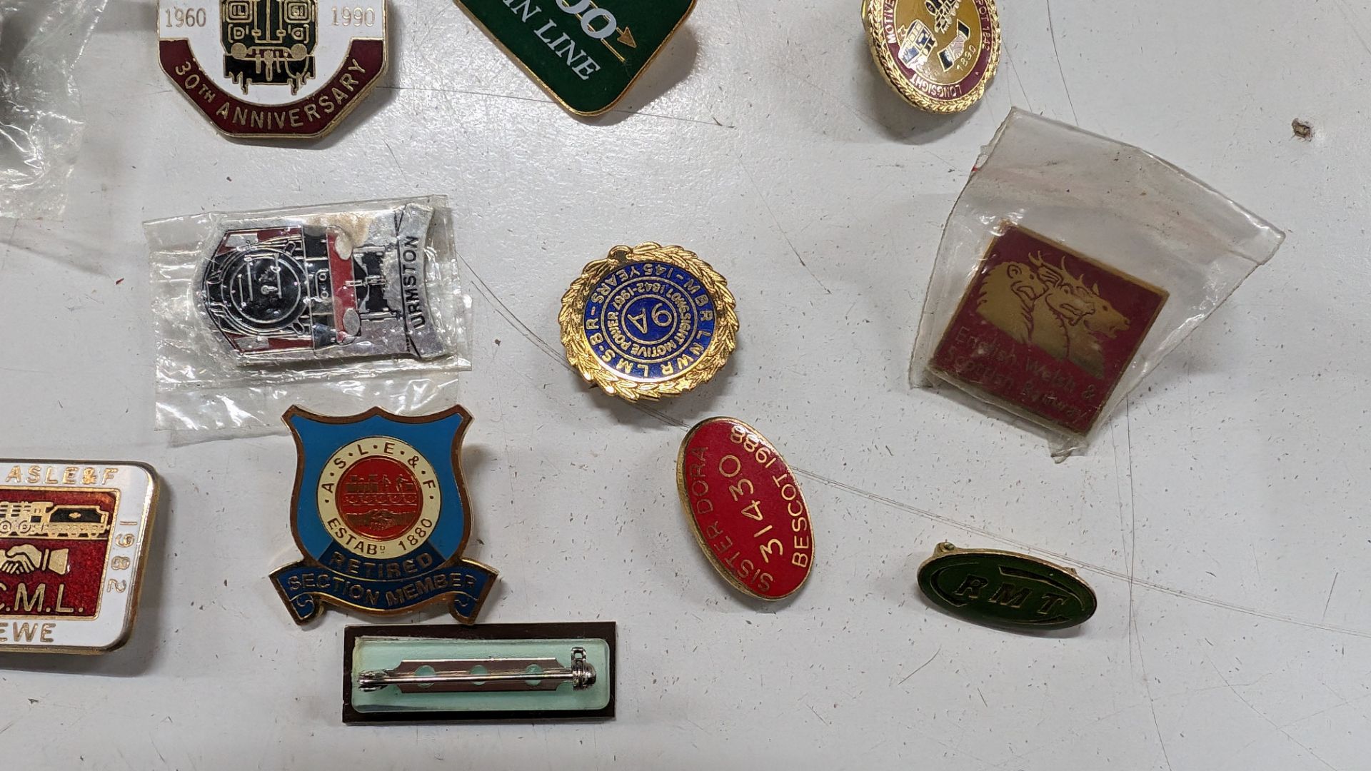 Quantity of railway related badges - Image 4 of 9