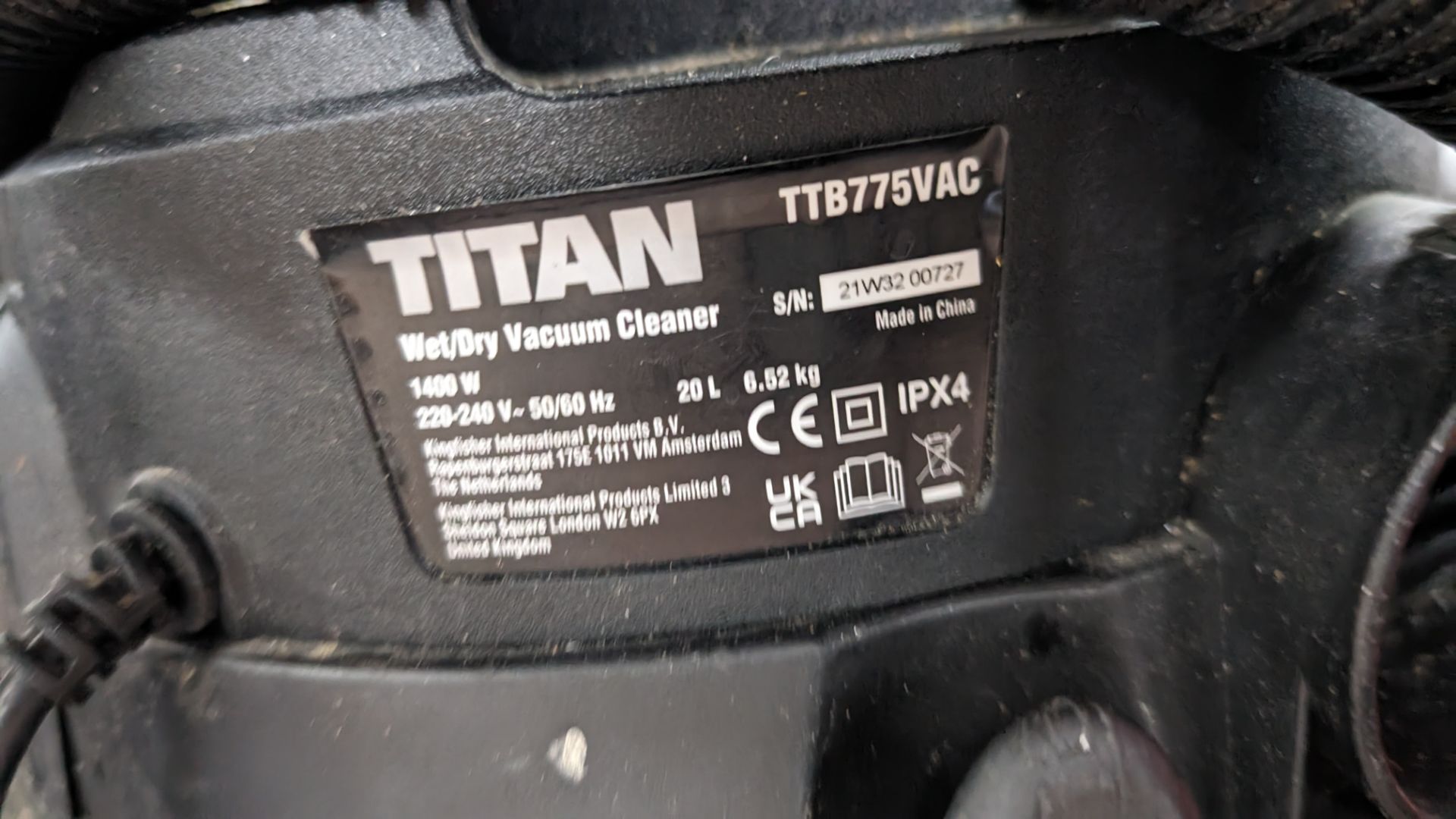 Titan commercial vacuum cleaner - Image 4 of 8