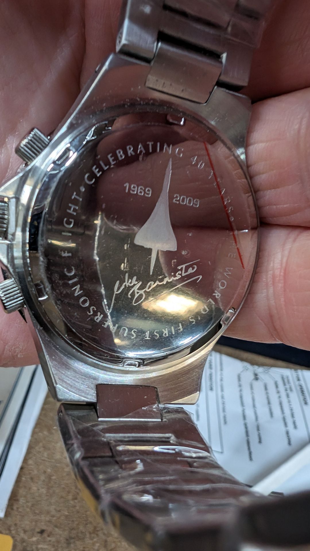 40th anniversary supersonic flight chronograph watch - Bild 8 aus 11