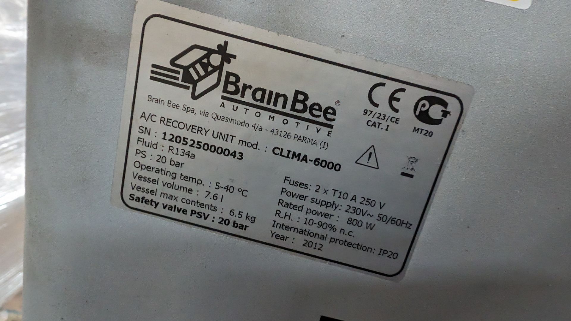 Brain Bee automotive clima-6000 aircon diagnostics device - Image 5 of 11