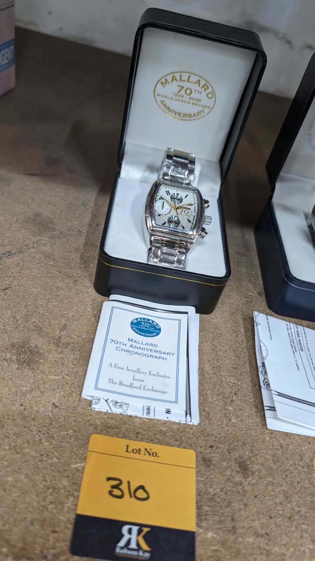 Mallard 70th anniversary chronograph wristwatch