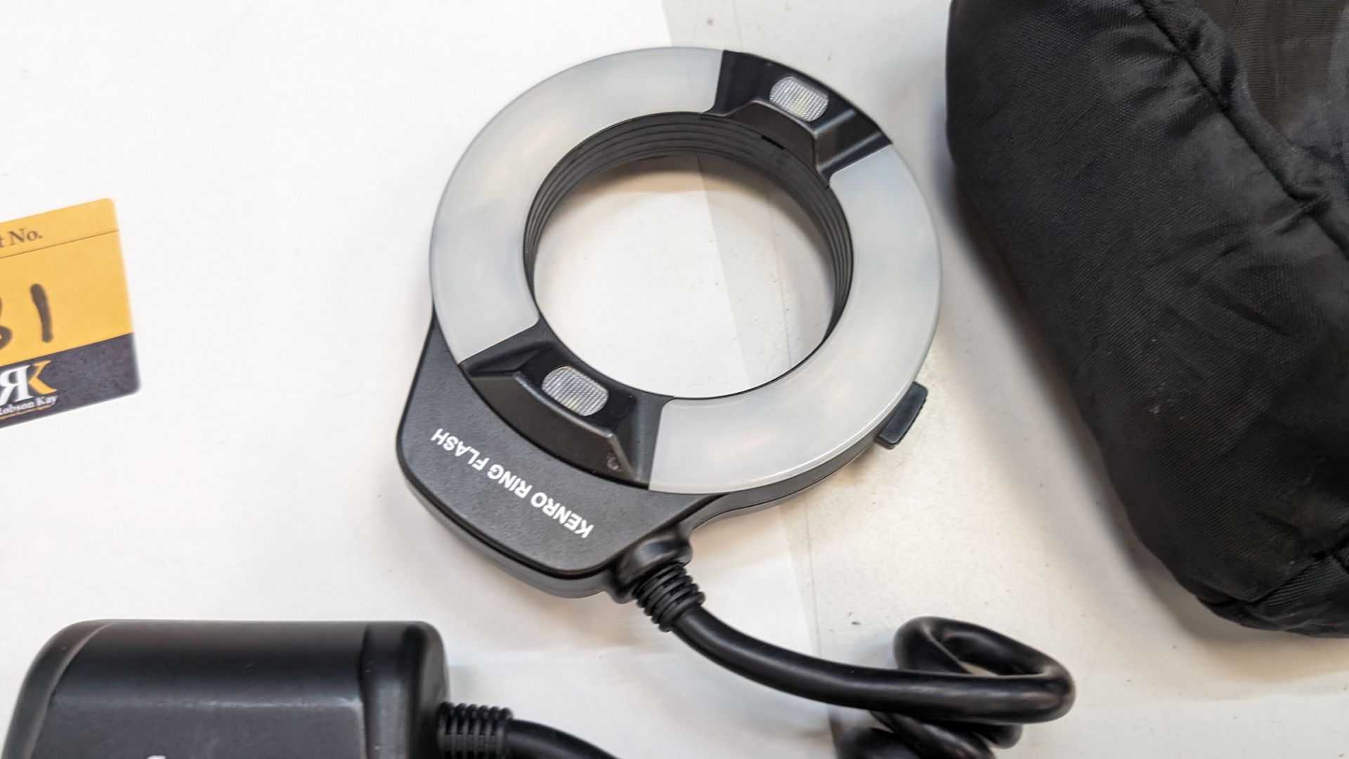 Kenro macro ring flash model KFL201 with carry bag - Bild 4 aus 10