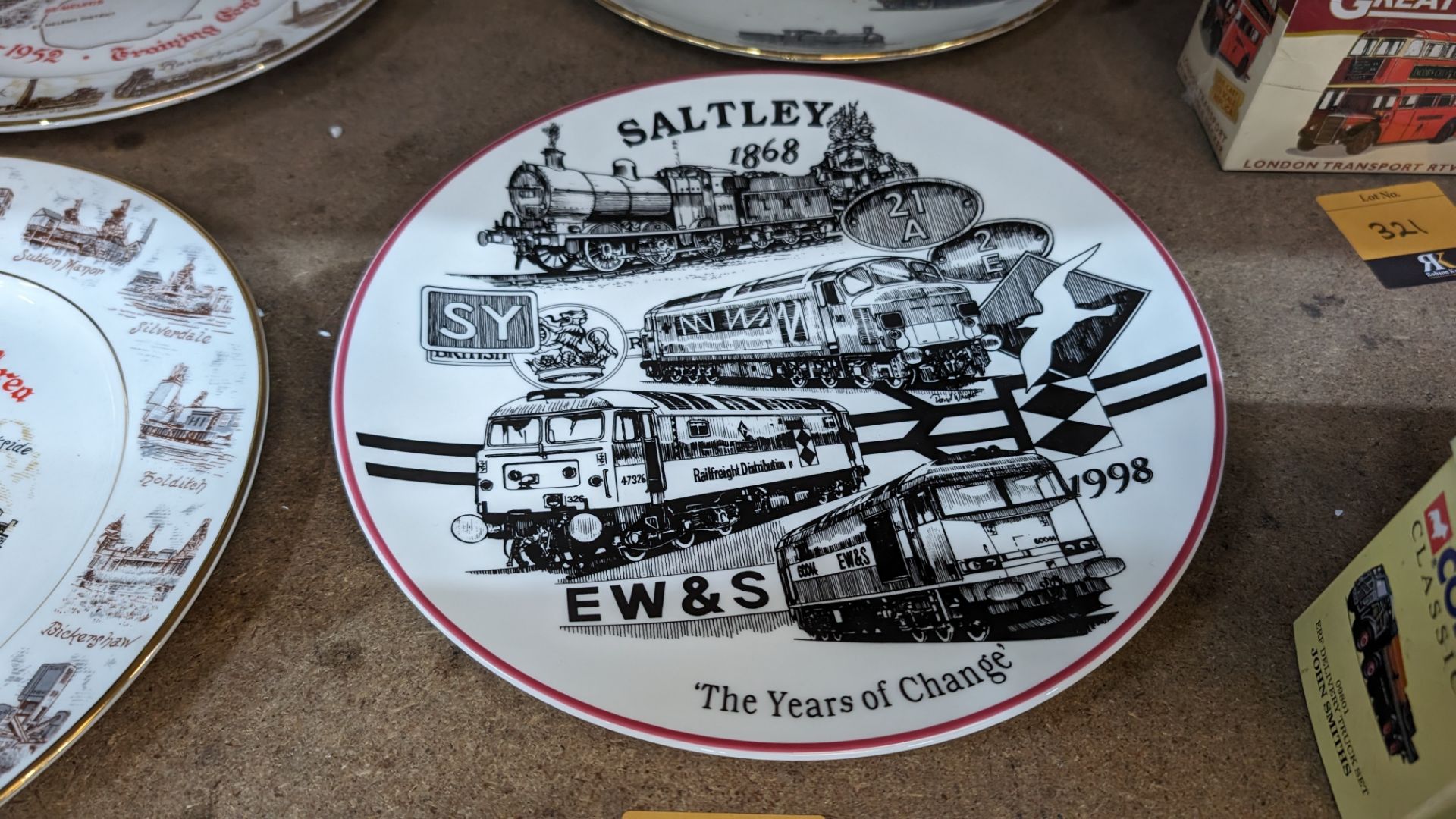 2 off railway related decorative plates, one plate being limited edition plate 269 - Image 3 of 6