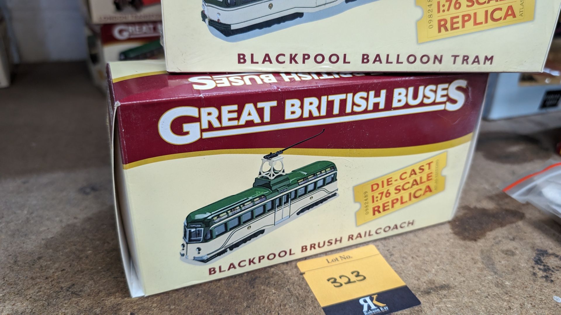 2 off Great British Buses die-cast tram replicas, 1:76 scale - Bild 4 aus 6