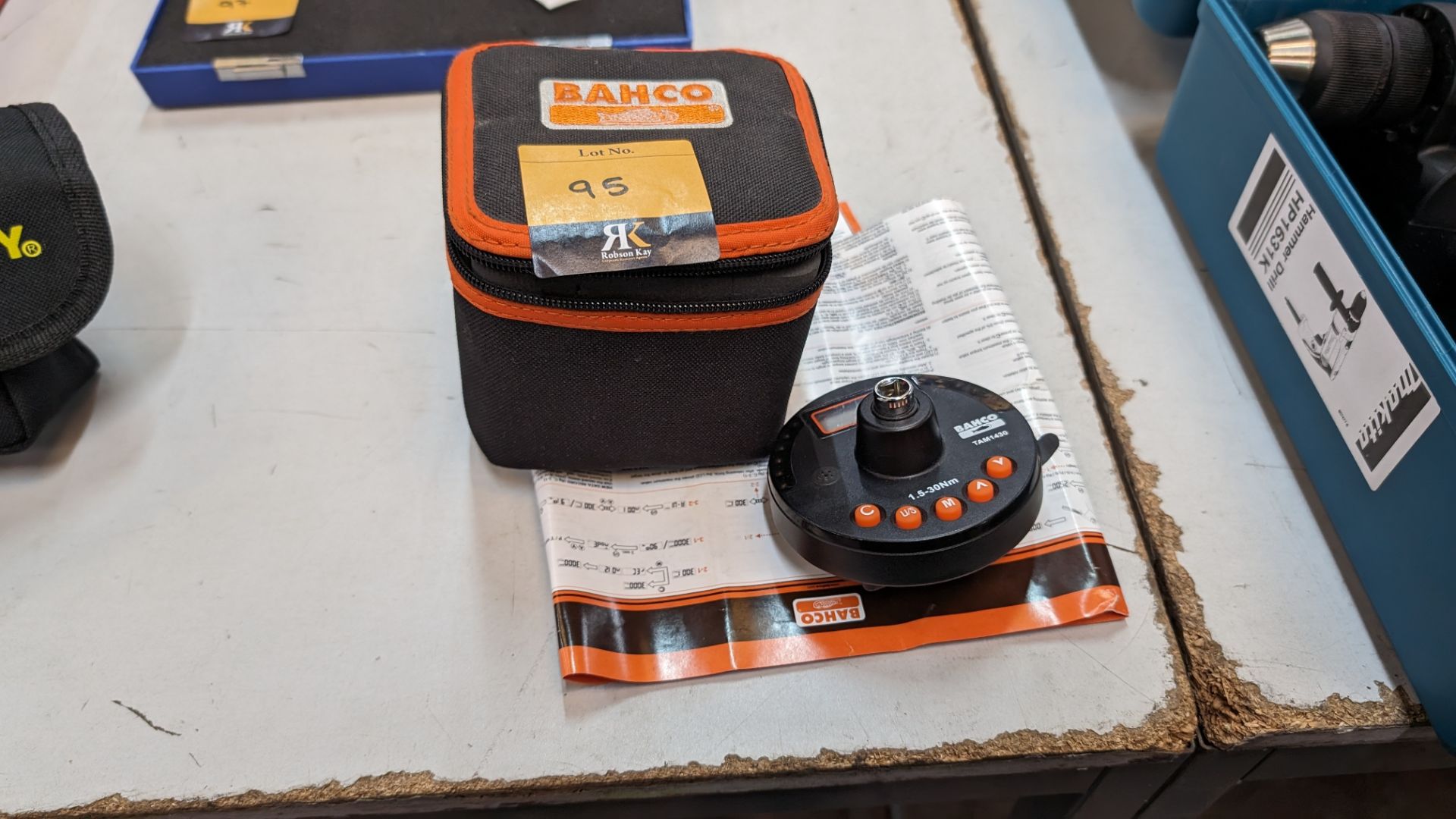 Bahco model TAM1430 electronic torque/angle measuring adaptor in case - Image 2 of 8