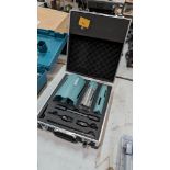 Erbauer core drill bit set in case