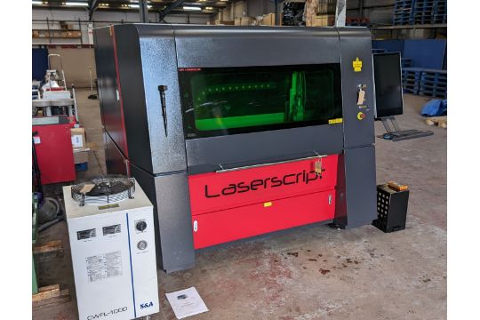 2021 HPC LS1390 1000W IPG fibre laser cutting machine. Includes external chiller. Includes extractio - Image 1 of 41