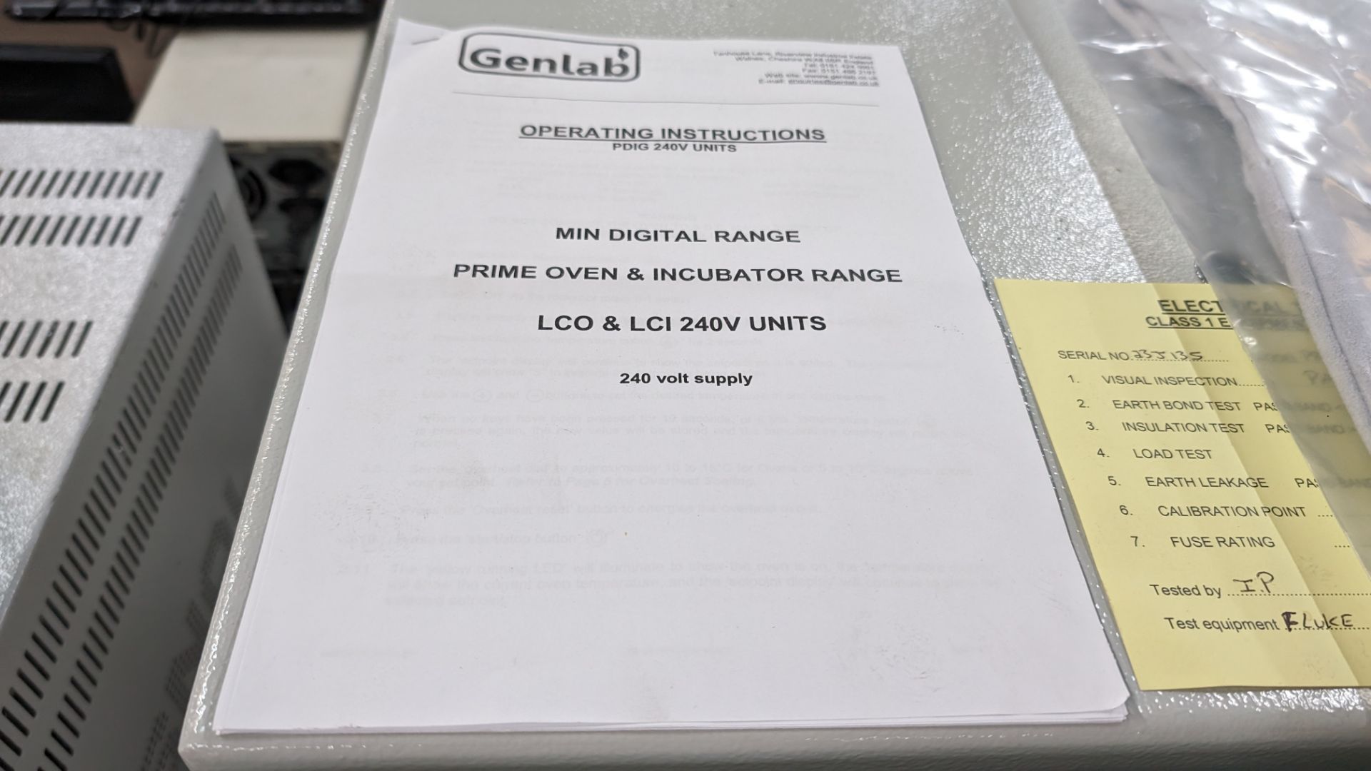 GenLab prime laboratory oven model PRO-50-PDIG-300. Includes pair of Portwest gauntlet gloves - Image 6 of 18