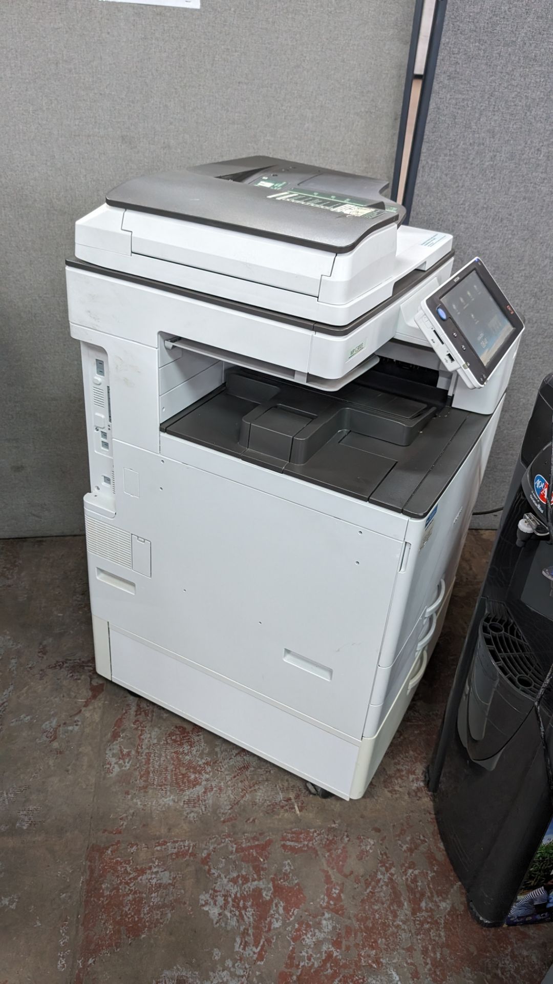 Ricoh MP C3003 floor standing copier with touchscreen controls, ADF, twin paper cassettes & more - Image 15 of 18