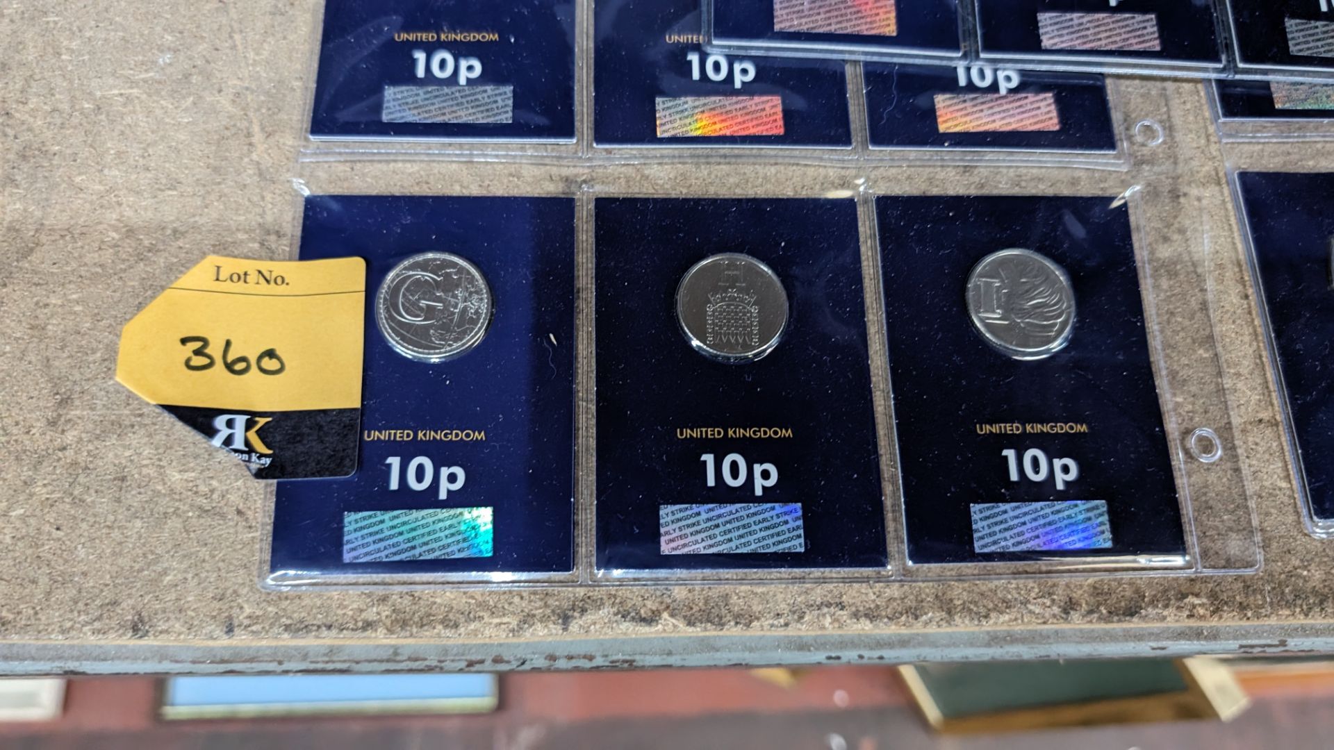 Quantity of 2019 Change Checker commemorative coins in 5 sheets, comprising 44 coins in total - Image 3 of 14