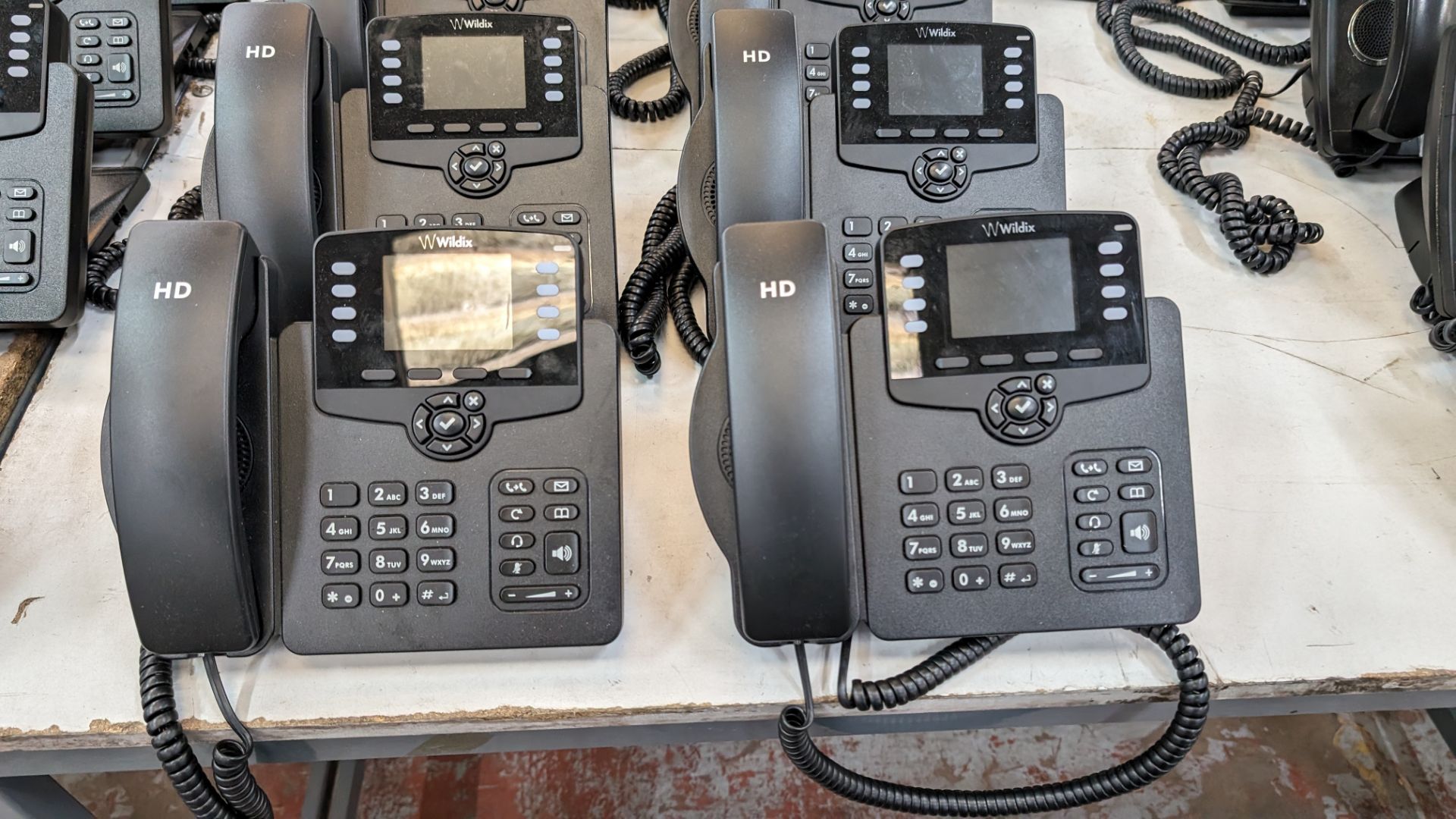 11 off Wildix WorkForce telephone handsets model V.2021 - Image 3 of 9