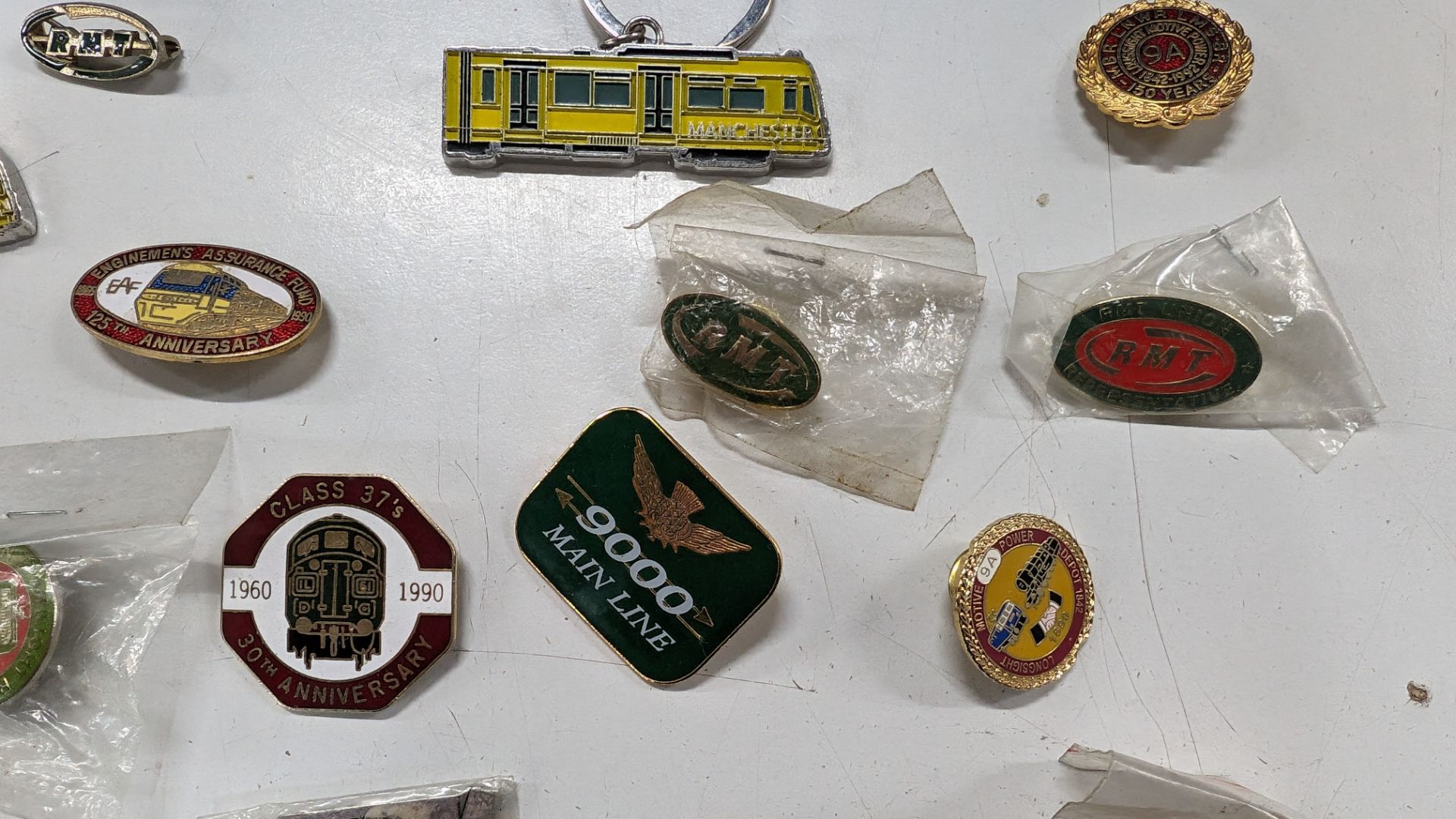 Quantity of railway related badges - Image 5 of 9