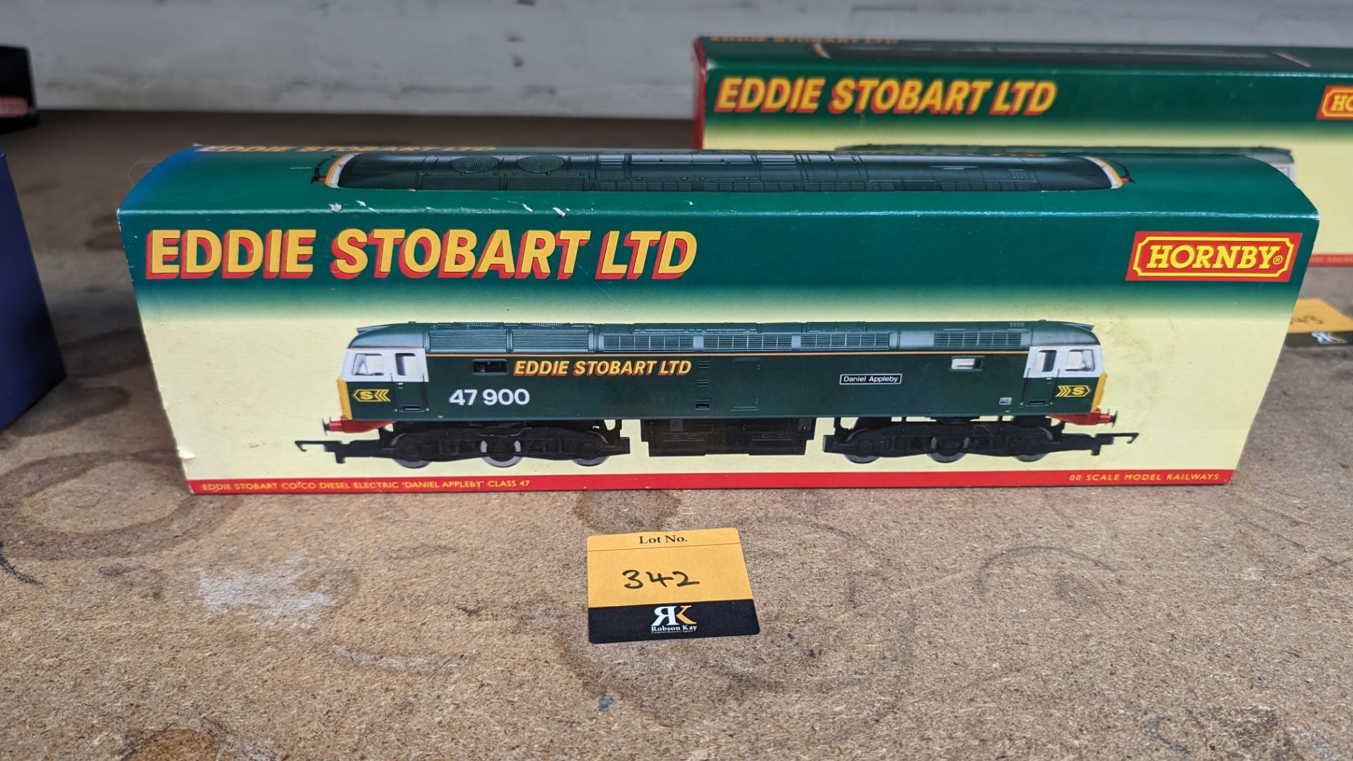 Hornby 00 scale model train 47 900, Eddie Stobart co-co diesel electric "Daniel Appleby" Class 47