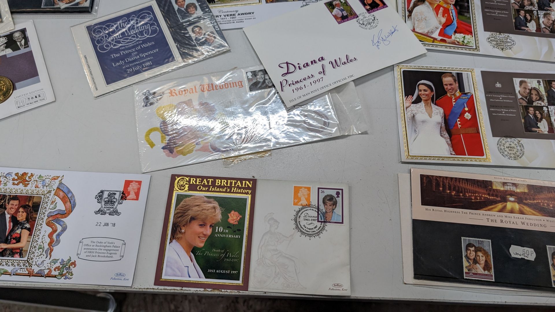 Stack of assorted royal & other commemorative stamps & more - Image 8 of 16