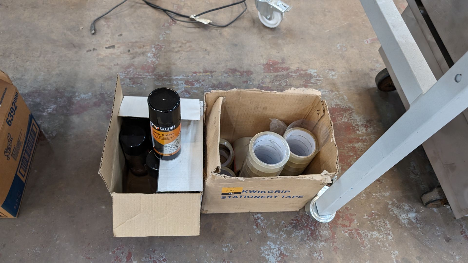 Box of tape plus box of grease spray - Image 6 of 6