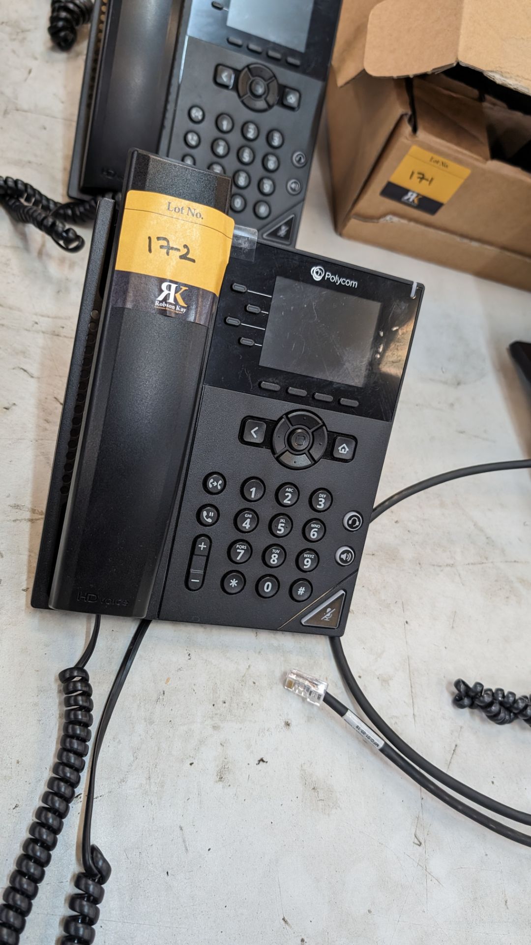 3 off Polycom VVX250 IP telephone handsets - Image 3 of 7