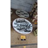 2 off railway related decorative plates, one plate being limited edition plate 269
