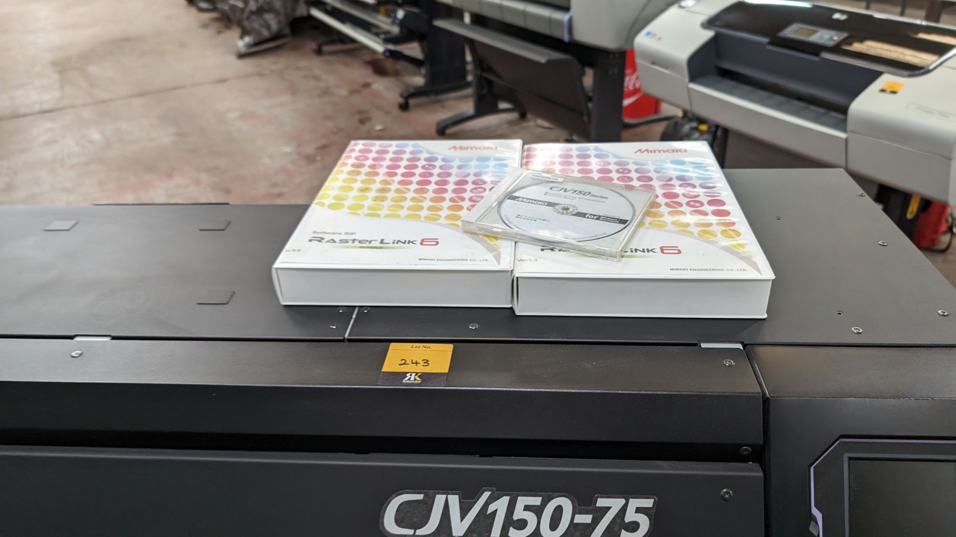 Mimaki CJV150-75 wide format printer including quantity of software as pictured, 800mm max print wid - Image 20 of 21