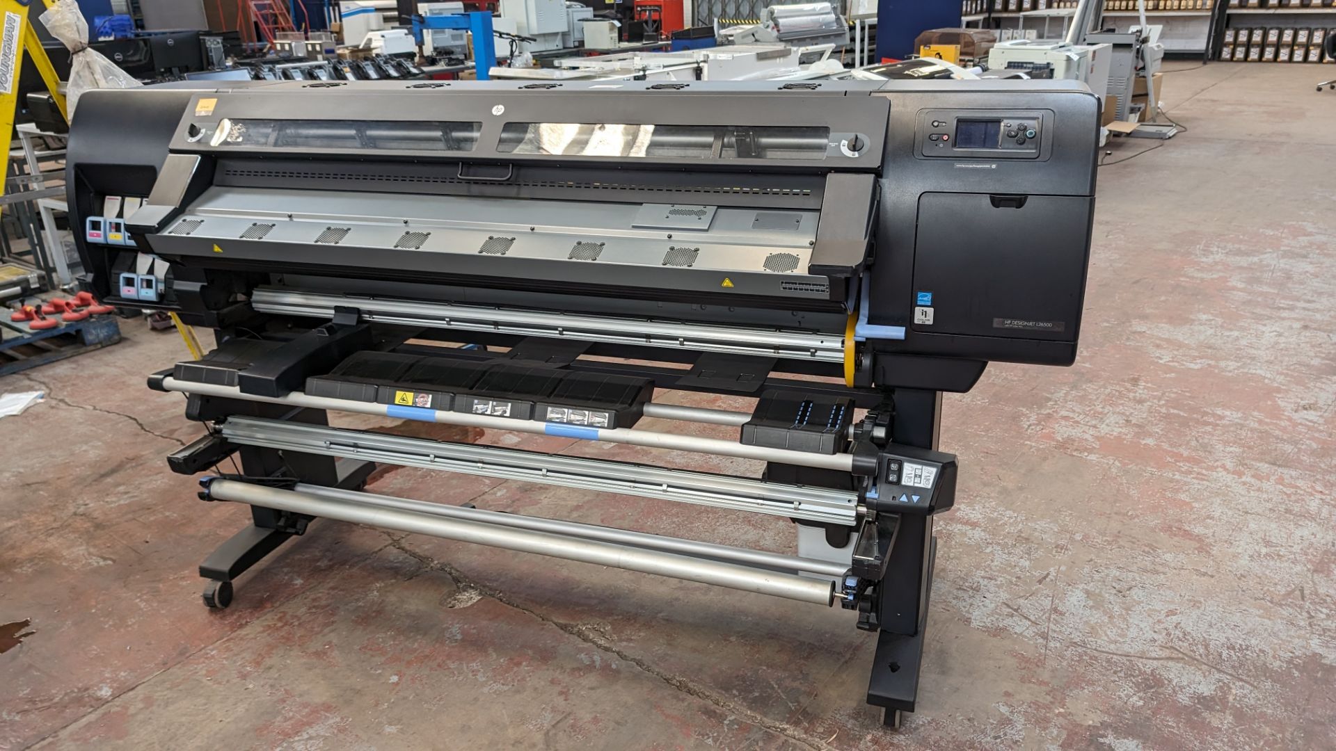 HP DesignJet L26500 wide format printer with latex inks and motorised roller, 61" capacity - Image 15 of 18