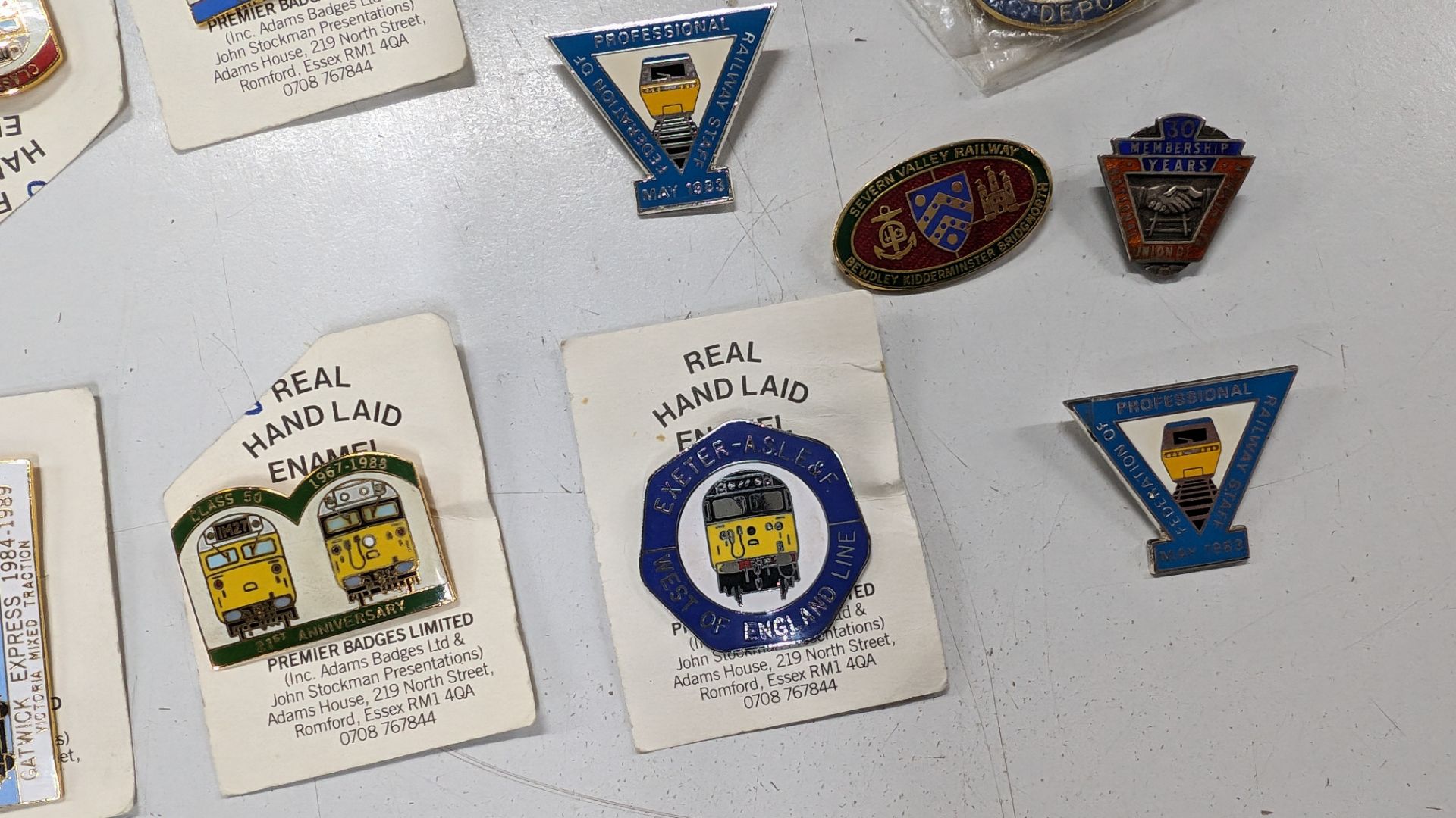 Quantity of railway related badges - Image 4 of 7