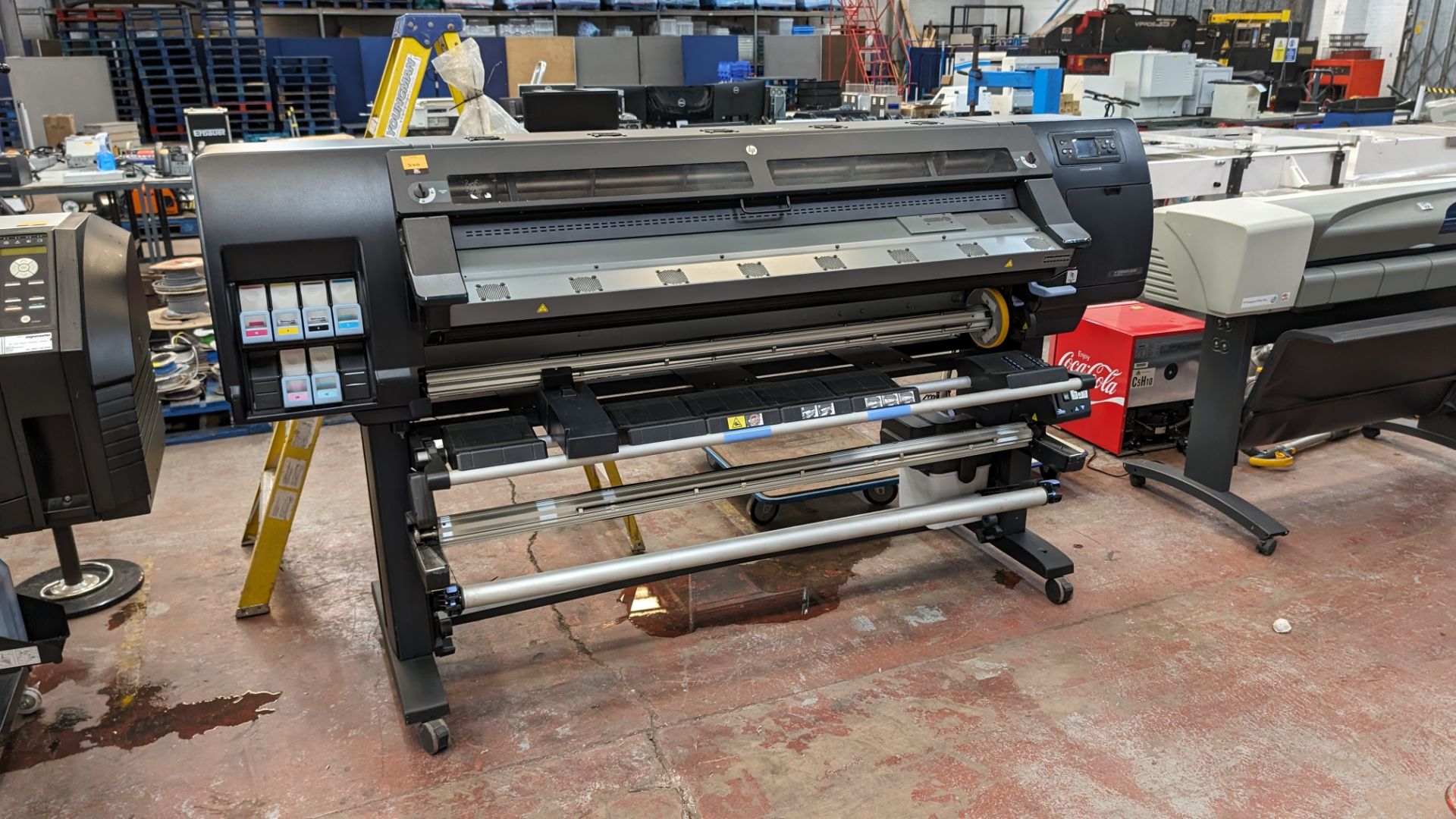 HP DesignJet L26500 wide format printer with latex inks and motorised roller, 61" capacity