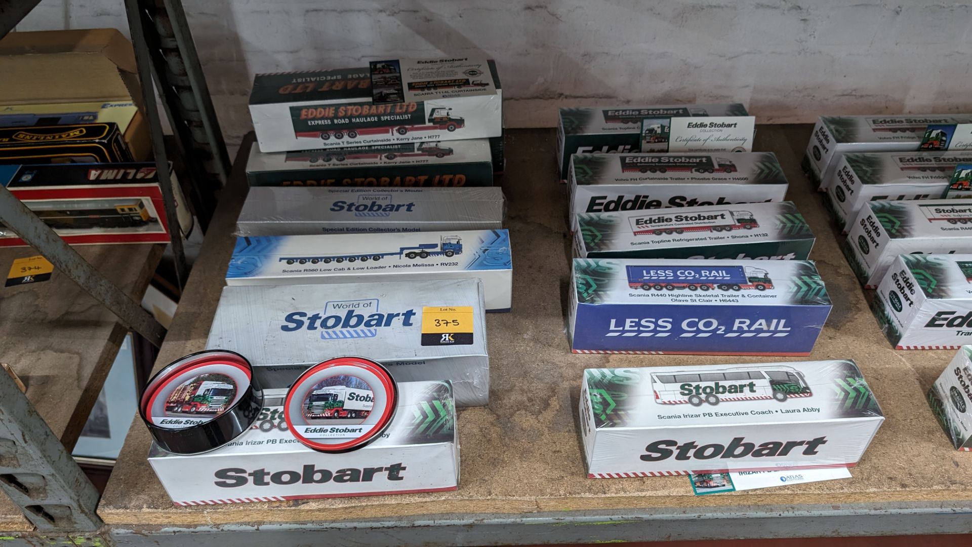 Mixed Eddie Stobart lot comprising 12 assorted model vehicles plus tin of coasters - Image 2 of 15