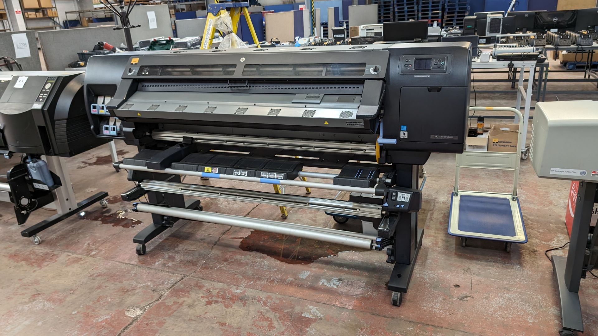 HP DesignJet L26500 wide format printer with latex inks and motorised roller, 61" capacity - Image 3 of 18