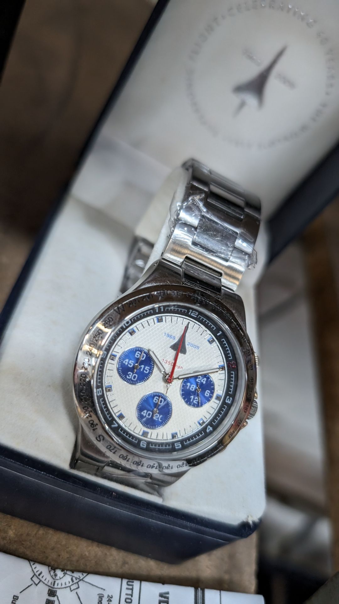 40th anniversary supersonic flight chronograph watch - Bild 3 aus 11