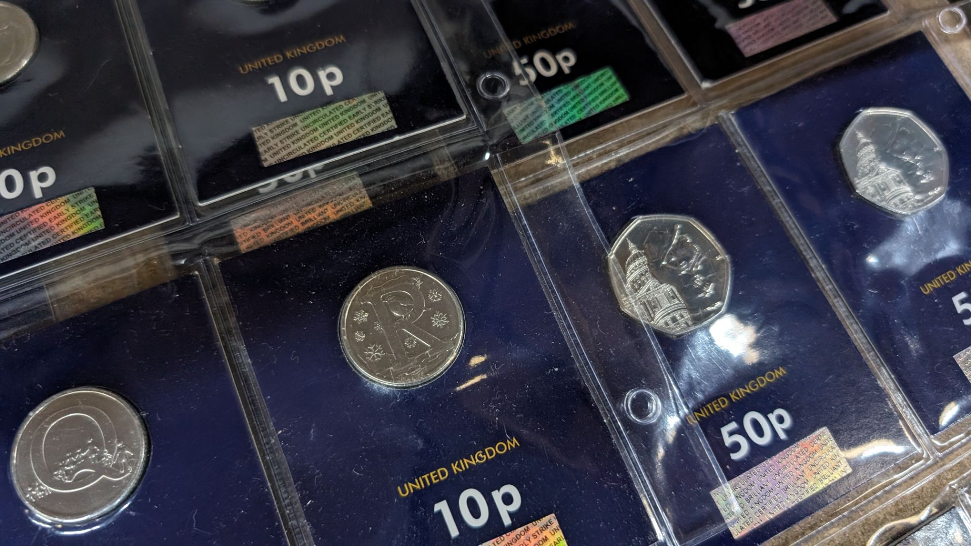 Quantity of 2019 Change Checker commemorative coins in 5 sheets, comprising 44 coins in total - Image 11 of 14