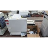 Morgana CardXtra plus cutter & creaser with attachments model BNI720. Includes soft cover & content