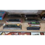 8 assorted large model trains