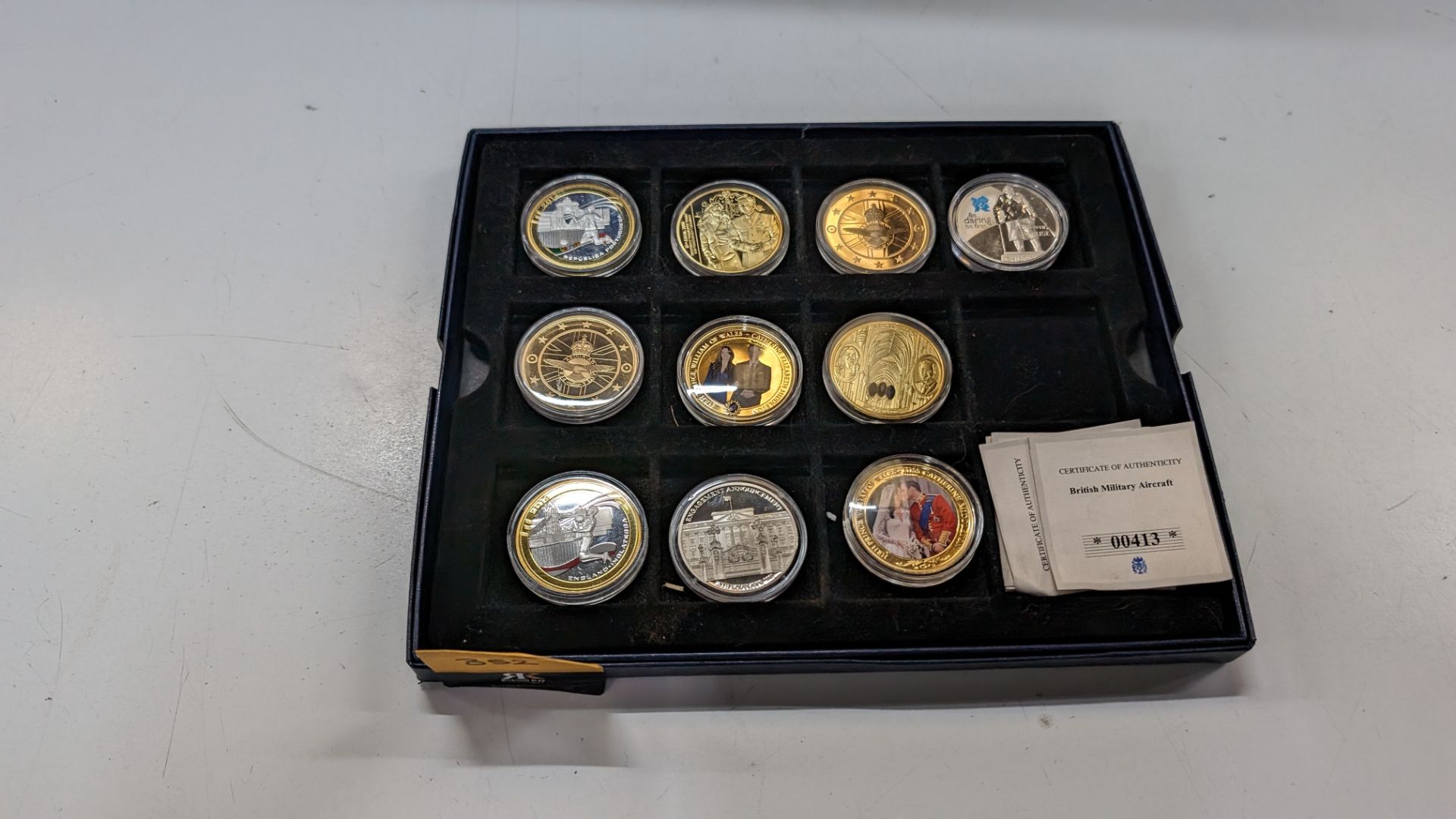 10 assorted limited edition decorative coins including presentation box - Image 2 of 13
