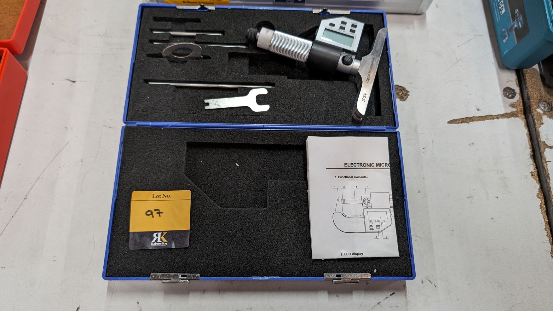 Digital/electronic micrometer in case - Bild 12 aus 12