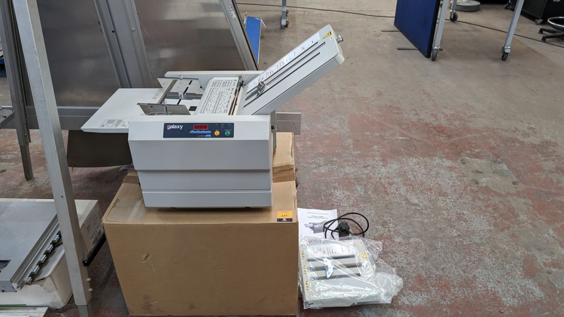 Galaxy FM600 paper folding machine including box & manual - Image 2 of 12
