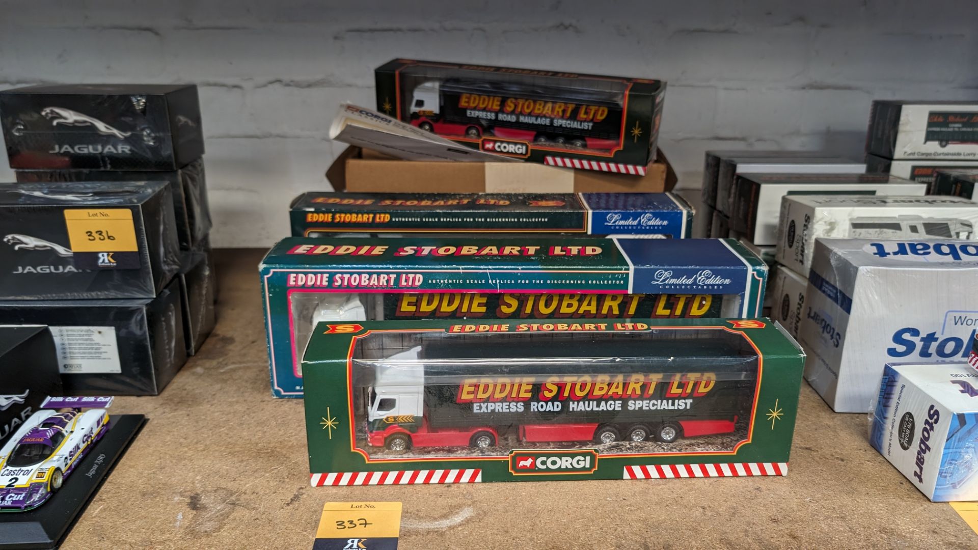 4 off assorted Eddie Stobart model trucks including limited edition
