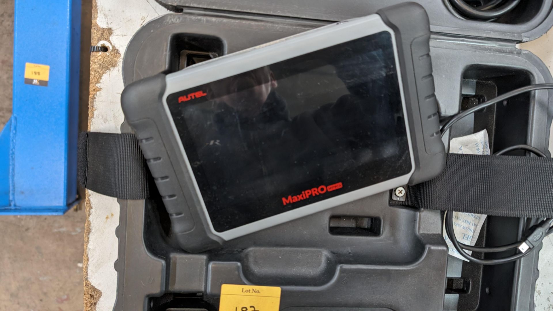 Autel MaxiPRO model MP808 touchscreen diagnostics device including case, cables & book pack - Image 4 of 11
