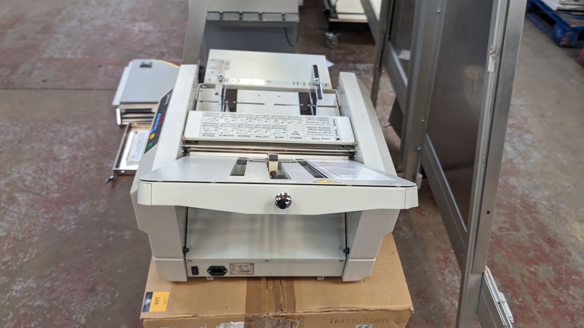 Galaxy FM600 paper folding machine including box & manual - Bild 9 aus 12