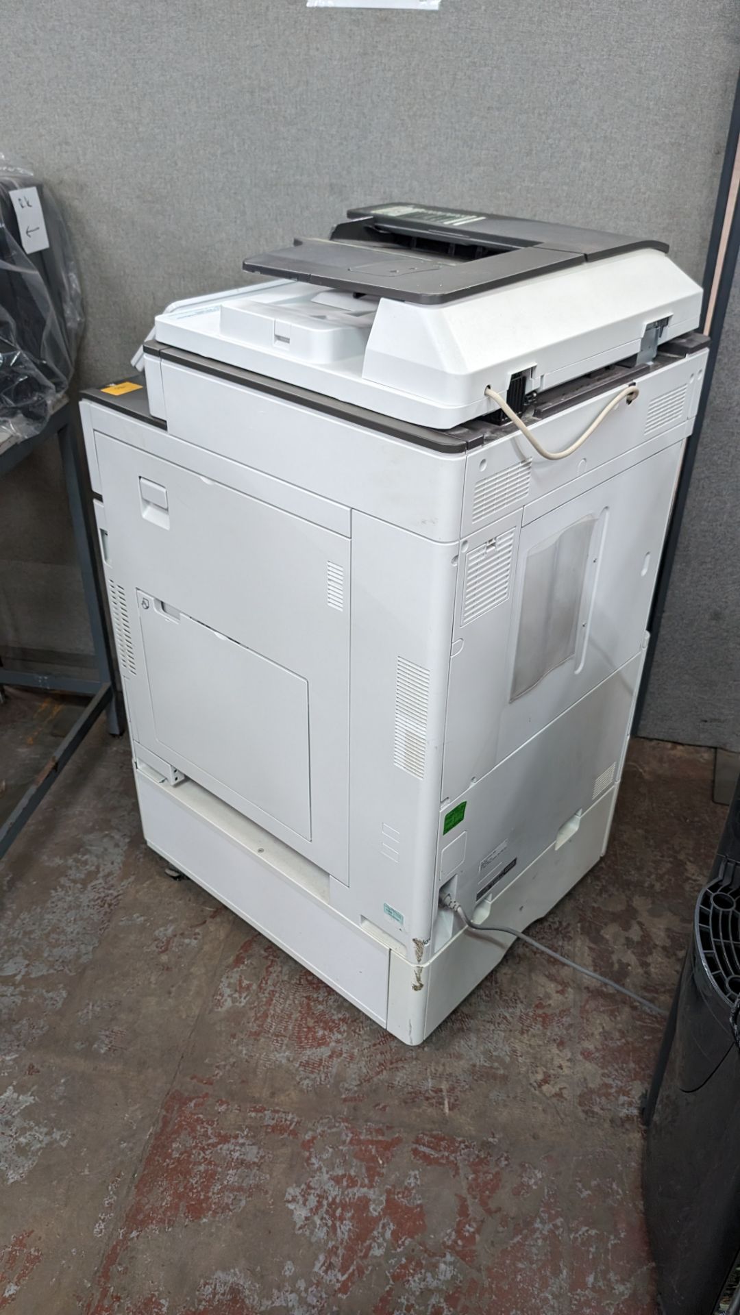 Ricoh MP C3003 floor standing copier with touchscreen controls, ADF, twin paper cassettes & more - Image 16 of 18