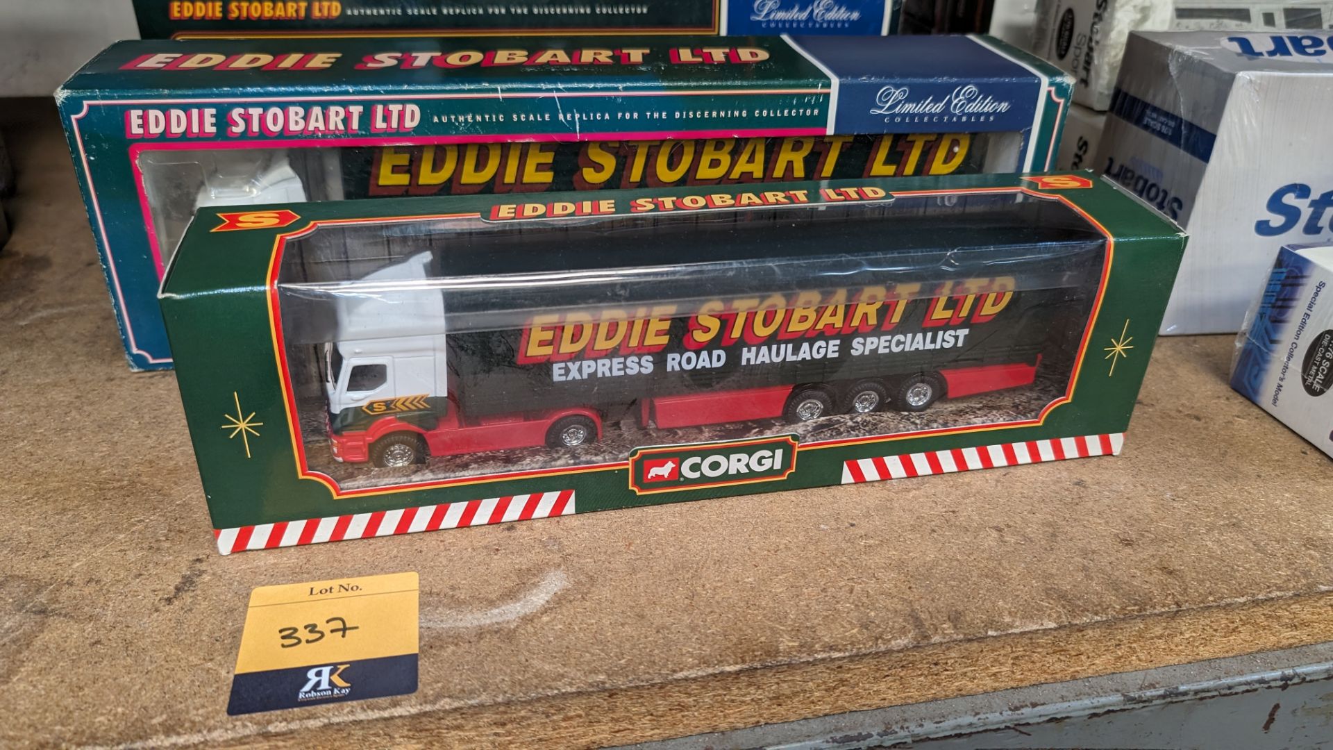 4 off assorted Eddie Stobart model trucks including limited edition - Image 3 of 12