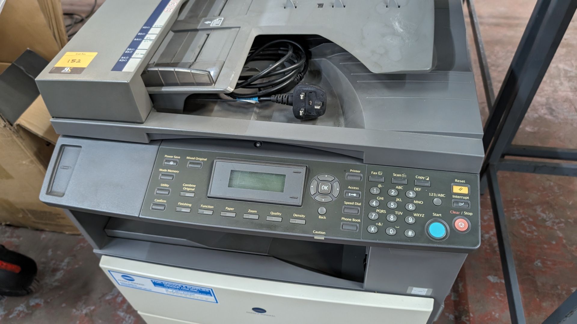Konica Minolta Bizhub 163 copier. NB the wheeled dolly the copier is sat on is excluded - Image 4 of 9