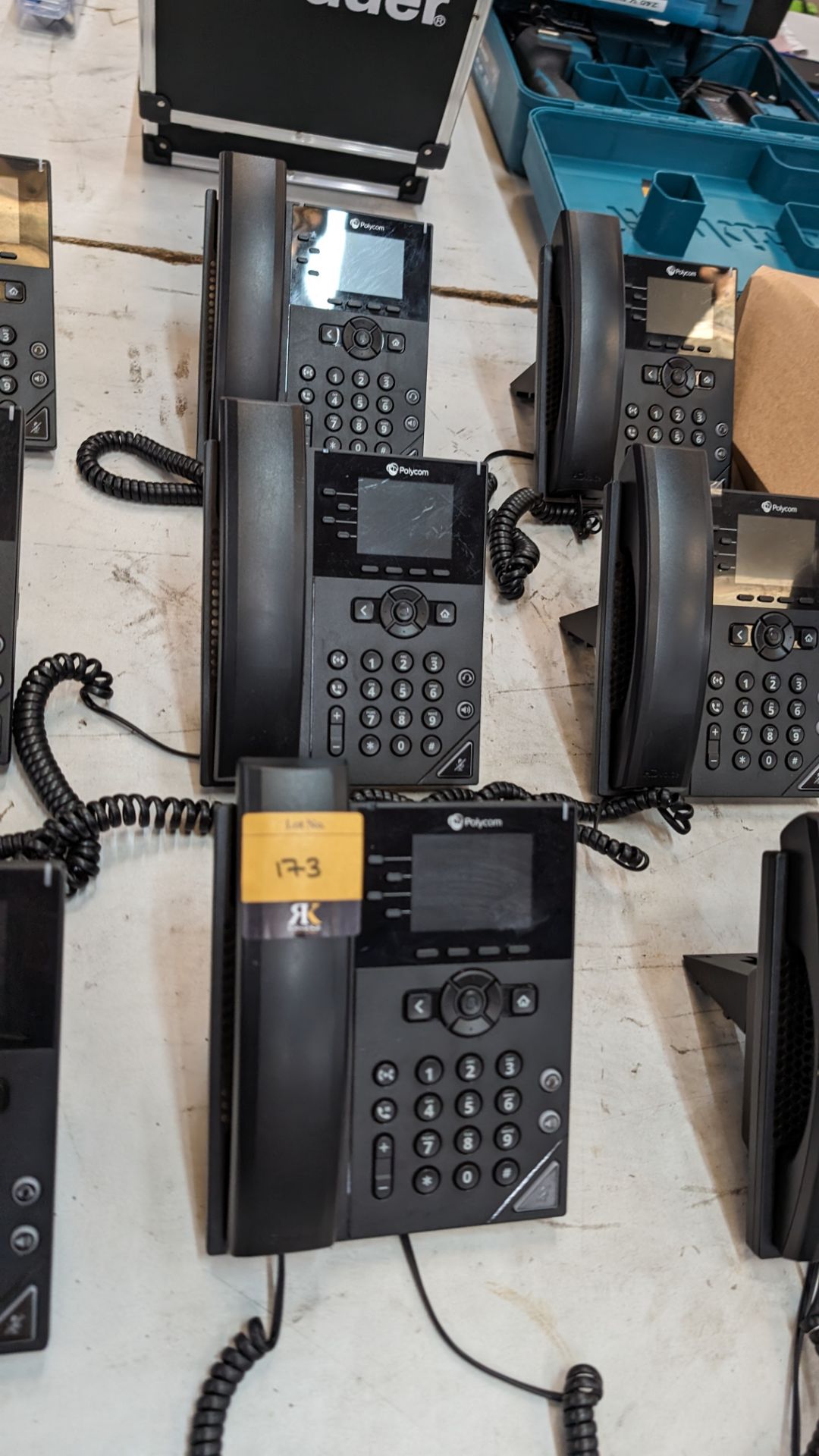 3 off Polycom VVX250 IP telephone handsets - Image 2 of 5