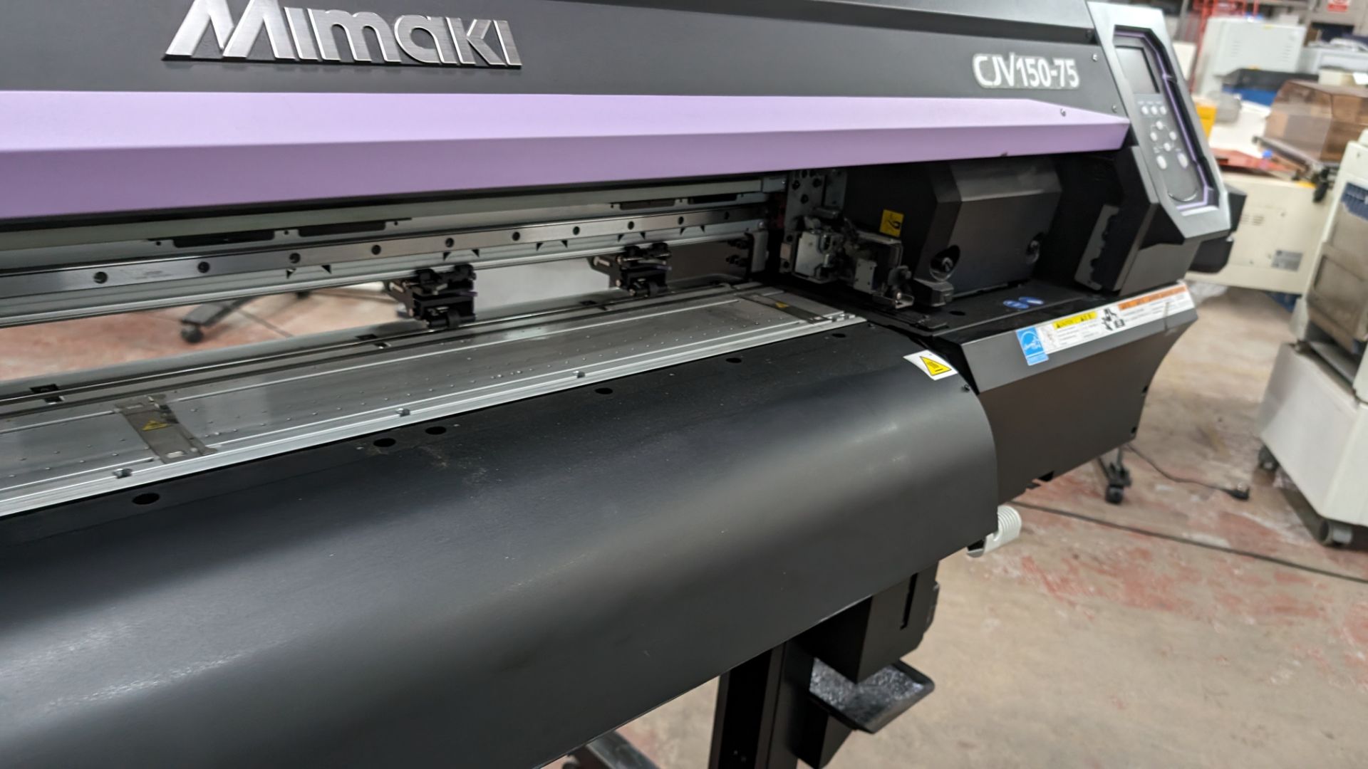 Mimaki CJV150-75 wide format printer including quantity of software as pictured, 800mm max print wid - Image 14 of 21